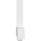 Ekena Millwork Eugene Architectural Grade PVC Gable Bracket, 96"W x 24"H x 4"D x 6"F, 6/12 Pitch GBP096X24X0406EUG00 - alternate 4